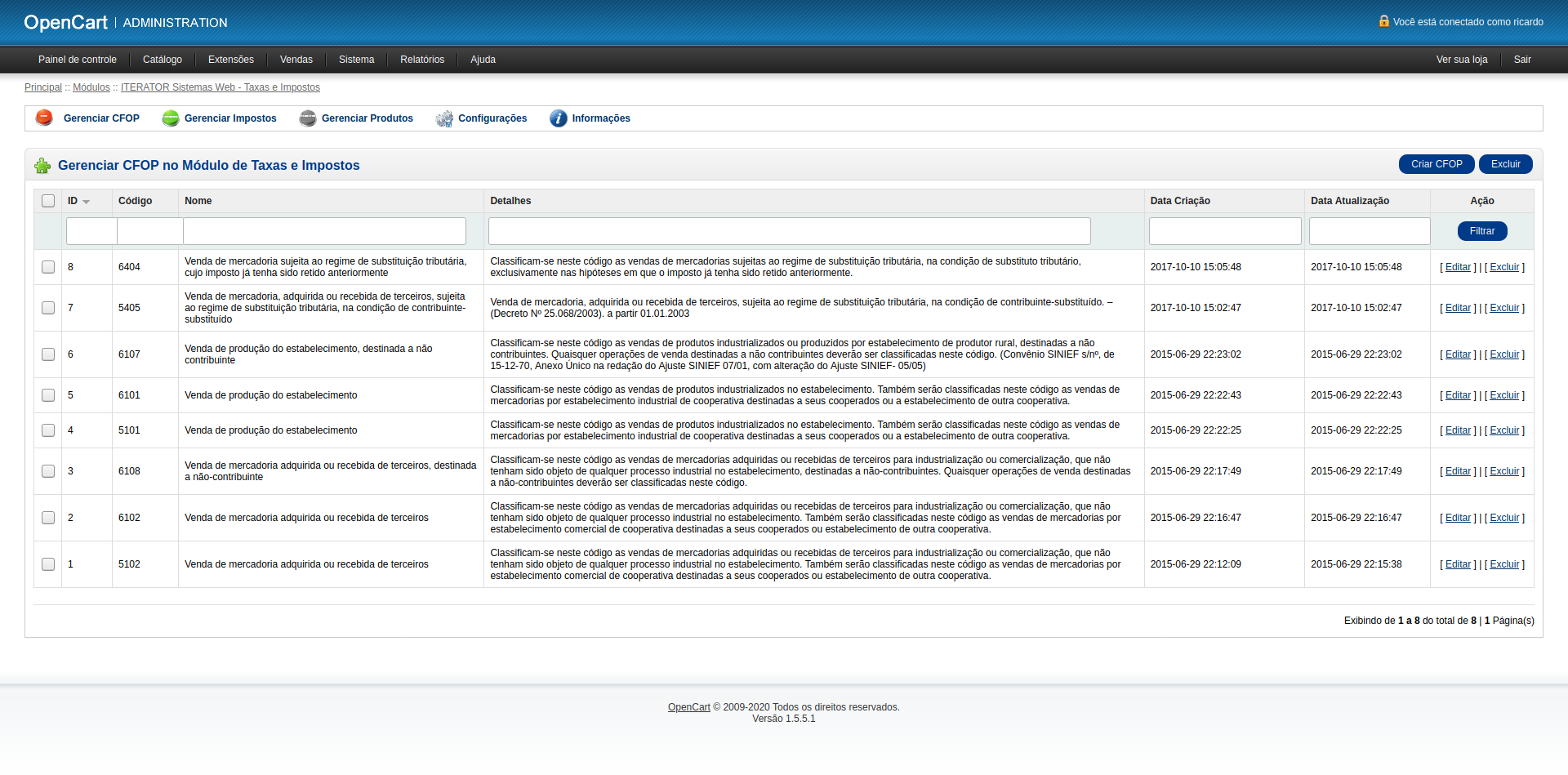 Taxes / OpenCart