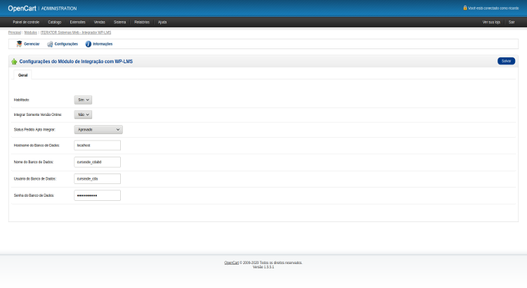 OpenCart - WordPress