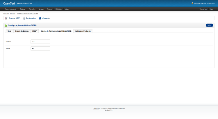 SIGEP / OpenCart