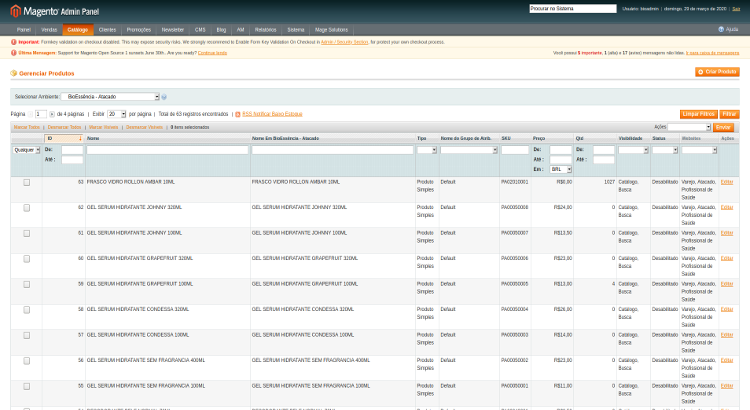 Protheus - Magento
