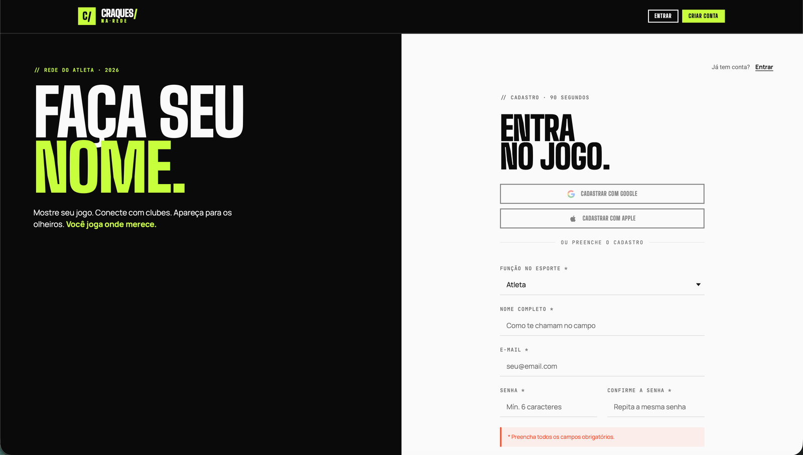 Craques na Rede Portal