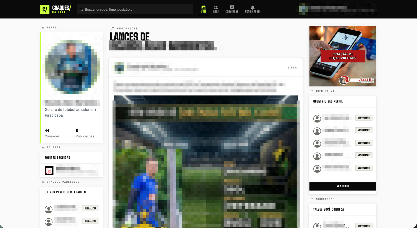 Craques na Rede Portal