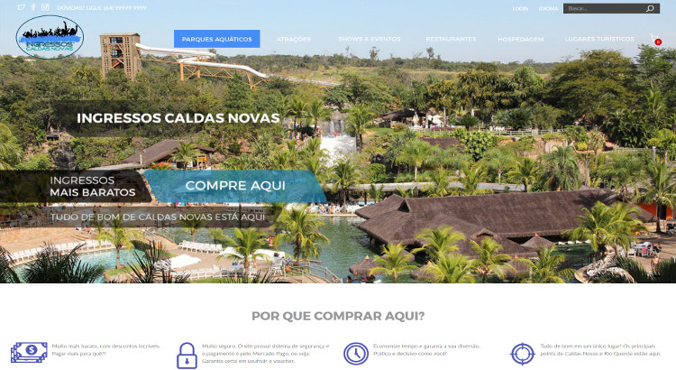Ingressos Caldas Novas