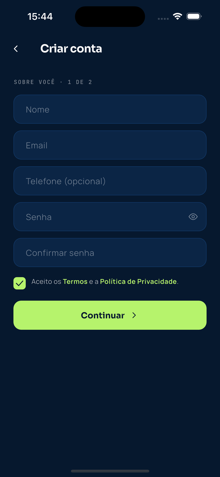 Rotina de Atleta App