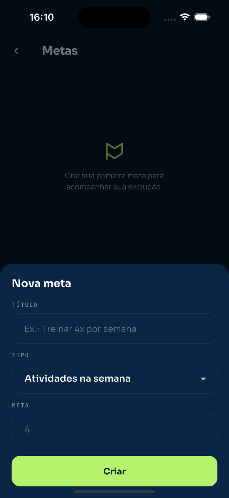Rotina de Atleta App