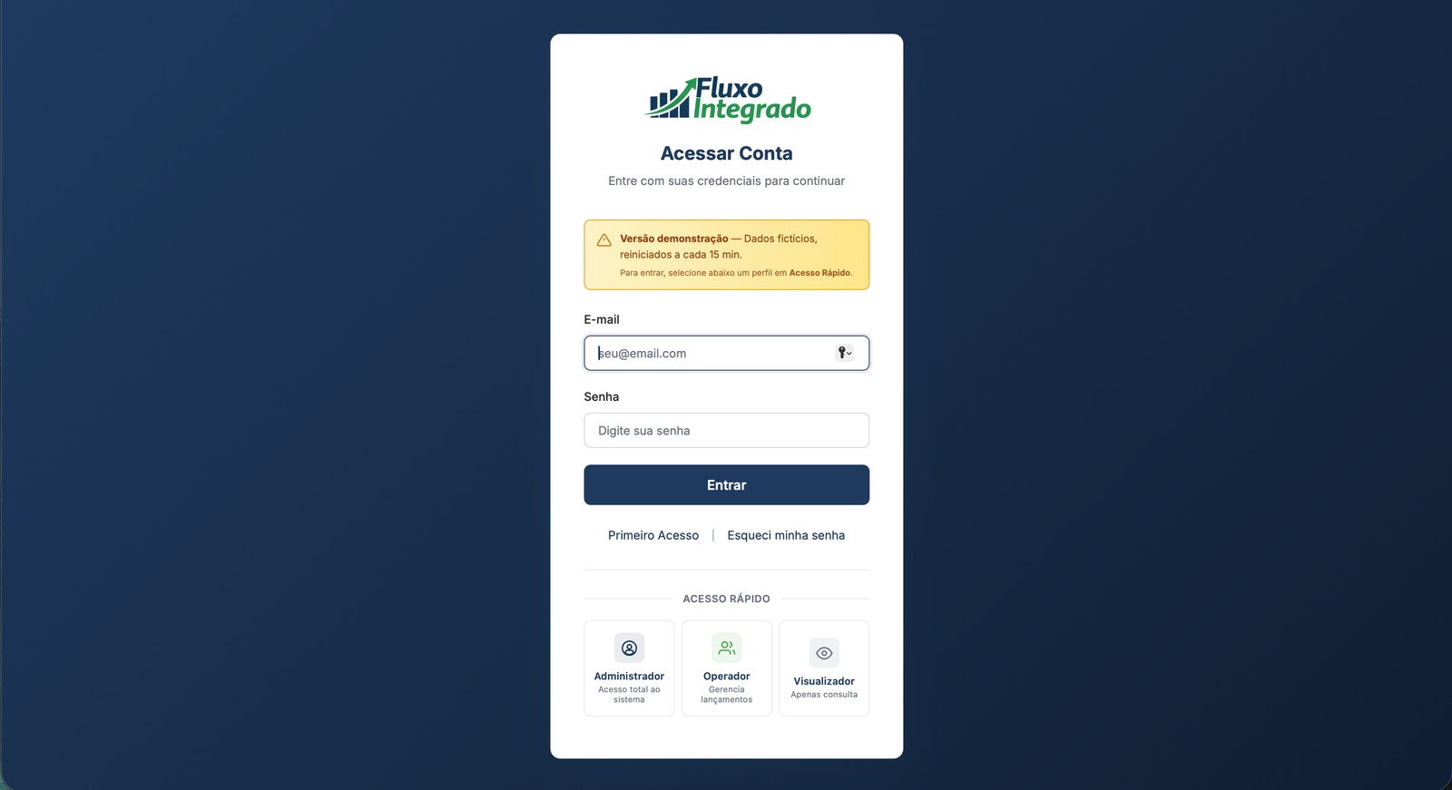 Fluxo Integrado Platform