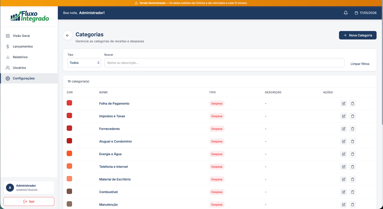 Fluxo Integrado Platform