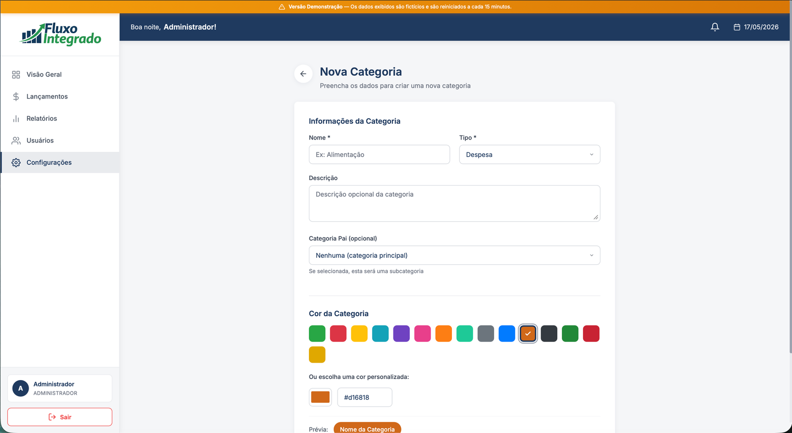 Fluxo Integrado Platform