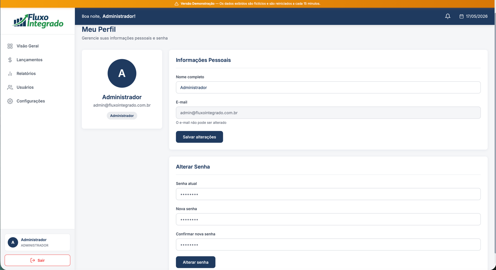 Fluxo Integrado Platform