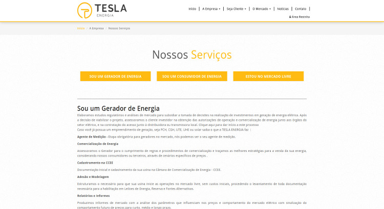 Tesla Energia
