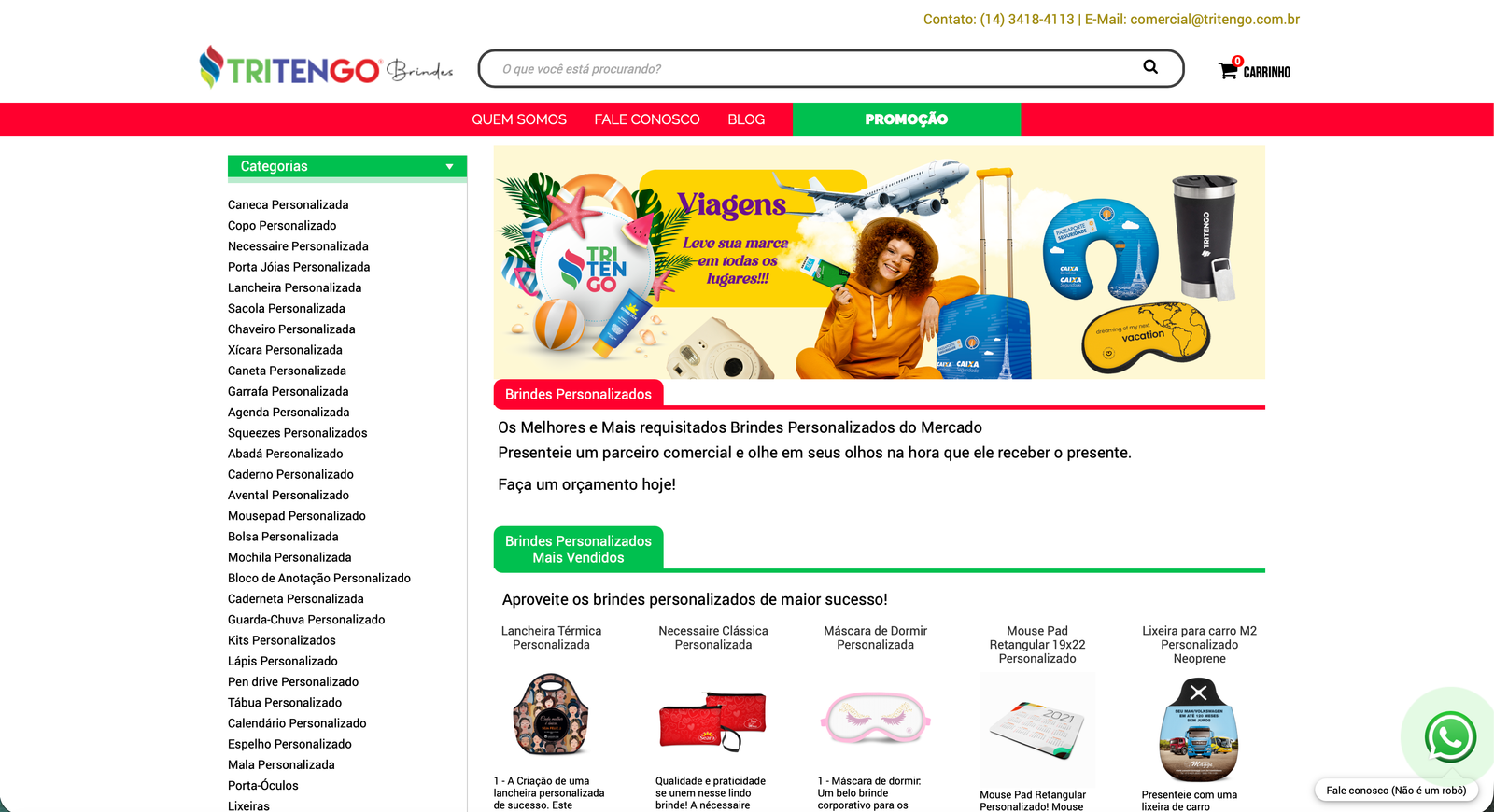 Tritengo Platform — Tritengo Brindes