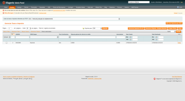 Taxes / Magento
