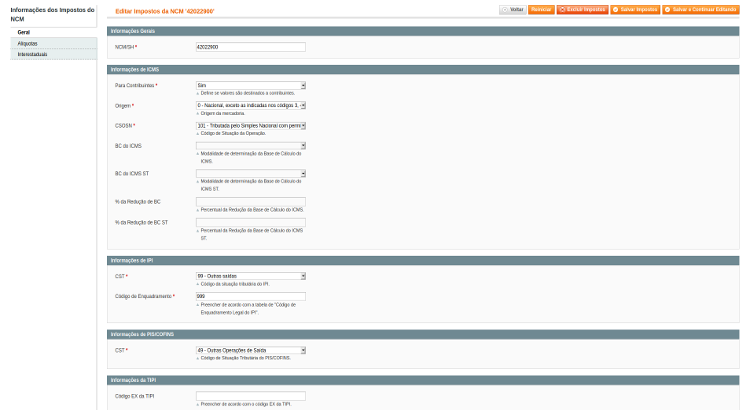 Taxes / Magento