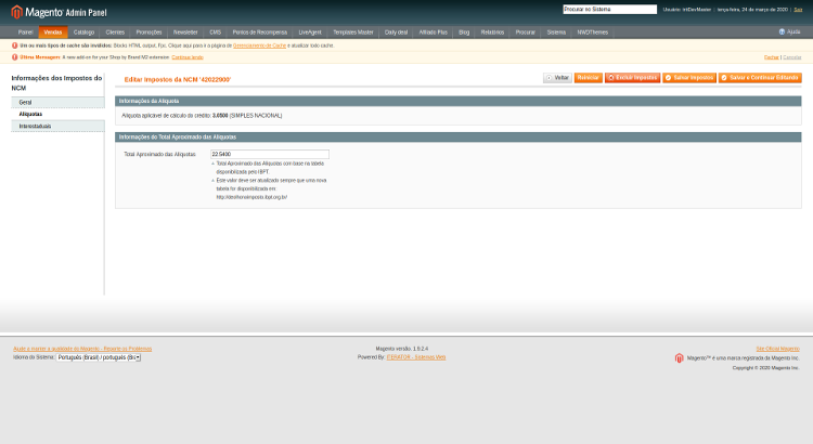 Taxes / Magento