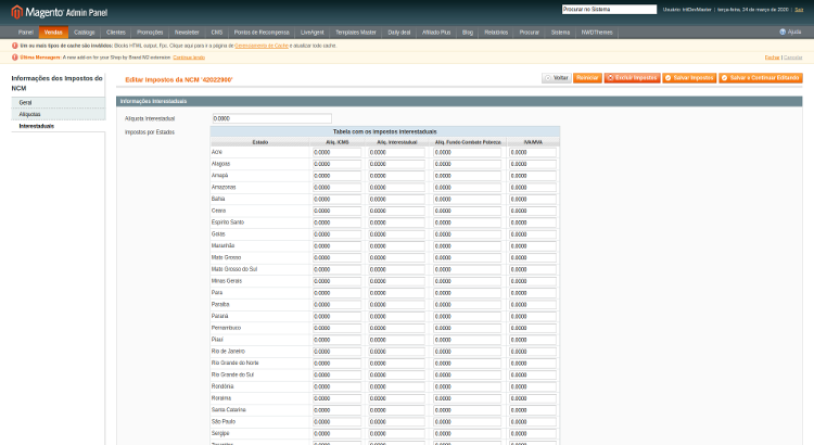 Taxes / Magento